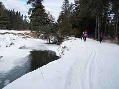 Cross-country skiing at Craftsbury Outdoor Center